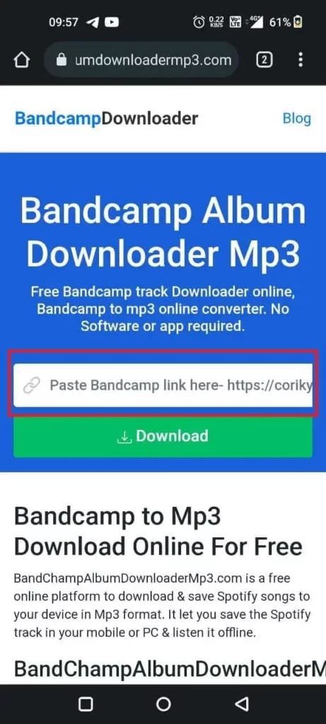 bandcamp music downloader website
