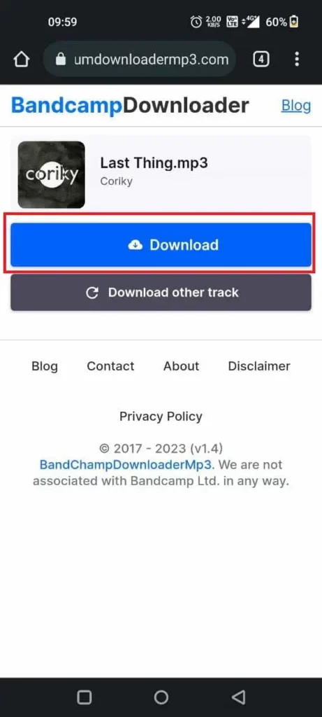 download mp3 files of bandcamp albums