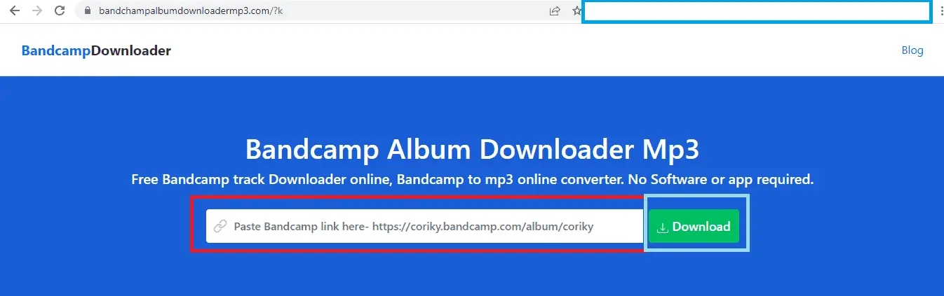Bandcamp album downloader